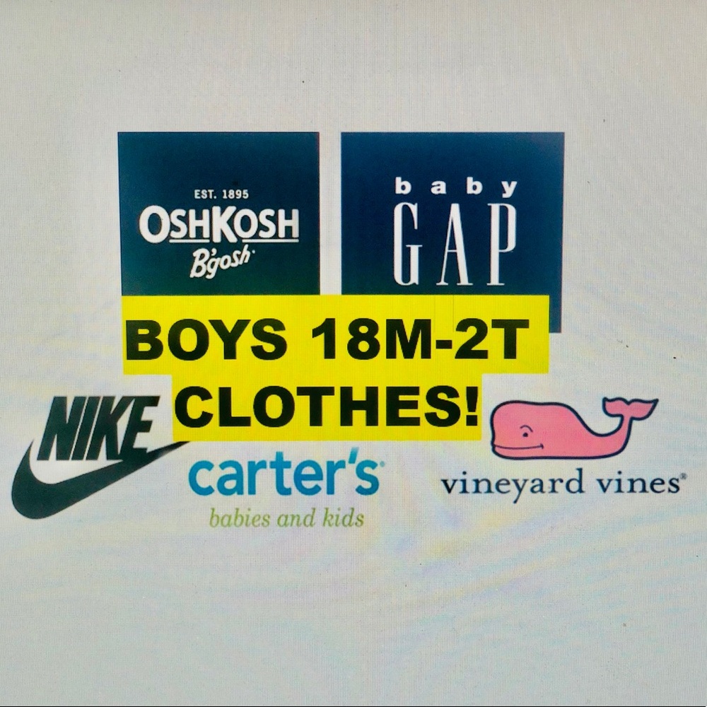 Boys 18-2T clothing in perfect condition!